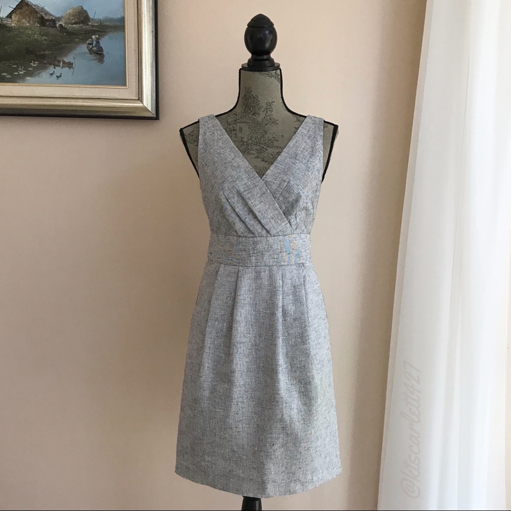 LOFT Linen Blend Dress